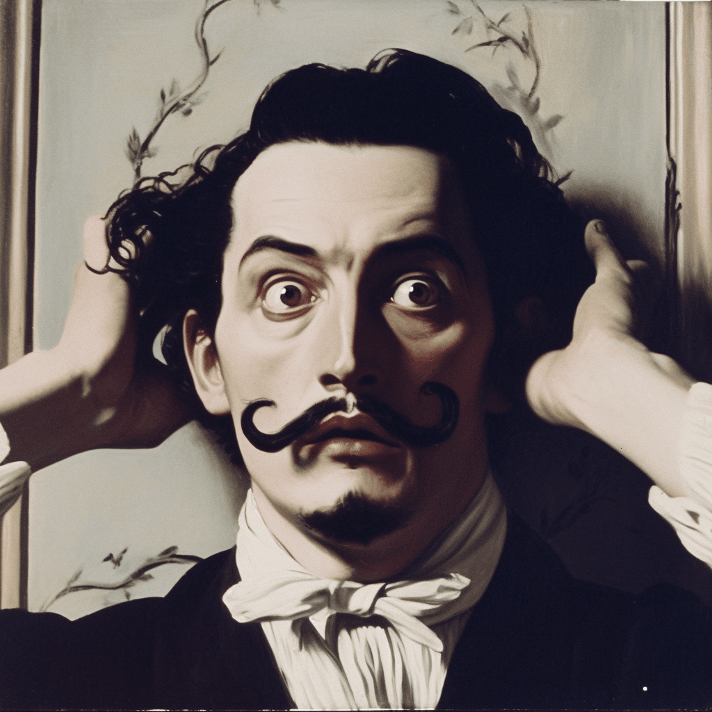 salvador-dali-as-the-Desperate-Man-by-Gustave-Courbet